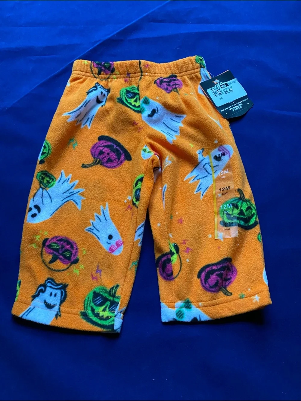 New Halloween Hyde & Eek! Fleece Pajama Pants Size 12 Months